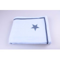 High Quality Star Design Warm Baby Use Cotton Weave Organic Baby Blanket